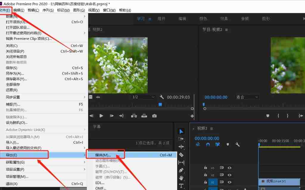 2024年pr怎么导出视频？-pr导出视频的方法
