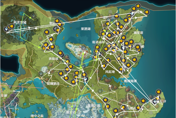 2024年《原神》提瓦特钓鱼路线一览
