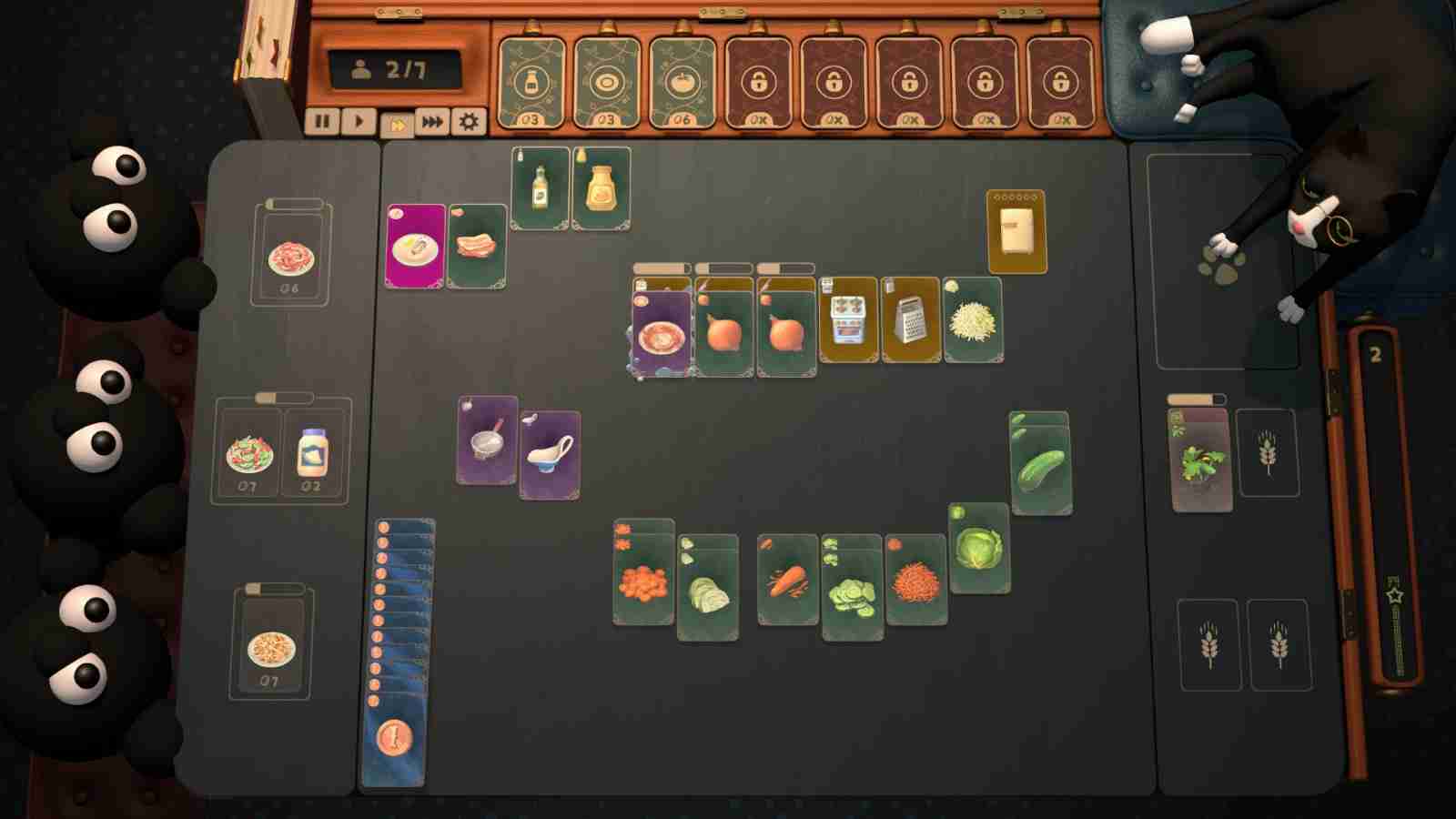 2024年烹饪卡牌游戏《Abra-Cooking-Dabra》Steam页面 明年发售