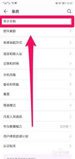 2024年华为如何查看手机型号
