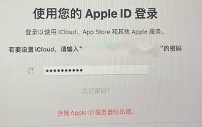 2024年appleid服务器连接出错怎么解决