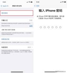 2024年苹果手机账号密码忘记了如何找回