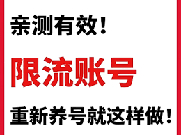 2024年小红书流量被限流怎么恢复
